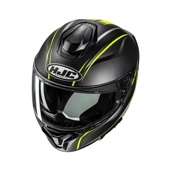 Casco HJC C71 Quez MC3HSF, vista lateral